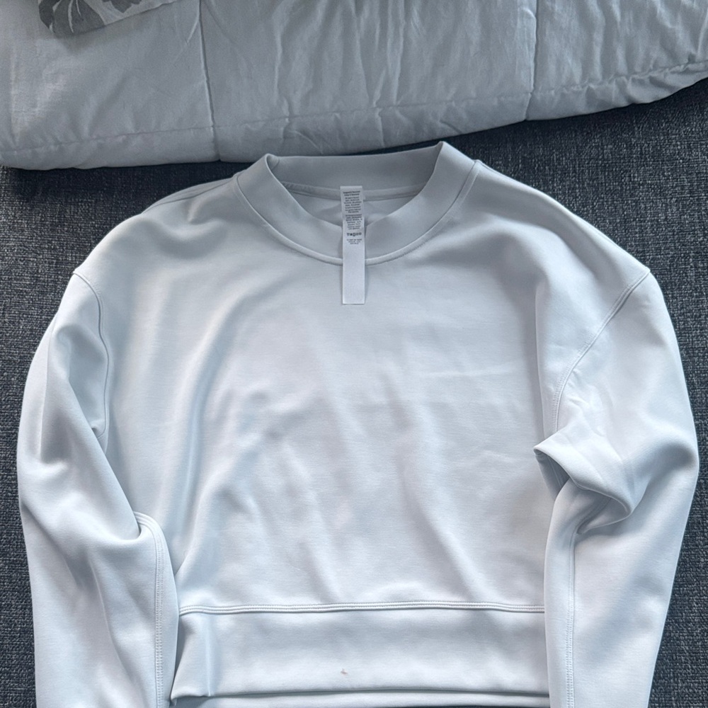 Lululemon Athletica Light Gray Crewneck Top